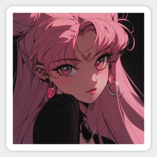 Pretty sailor scout moon Sticker